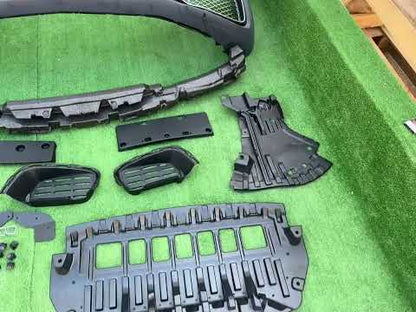 Front bumper assembly S65 AMG (2018-2022) for Mercedes S-сlass W222 2013-2020 - video 1