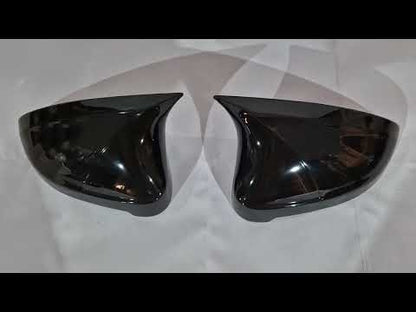 Mirror Covers RS-Look (2 pcs) for Audi A4 B9 2015-2024 - video 1