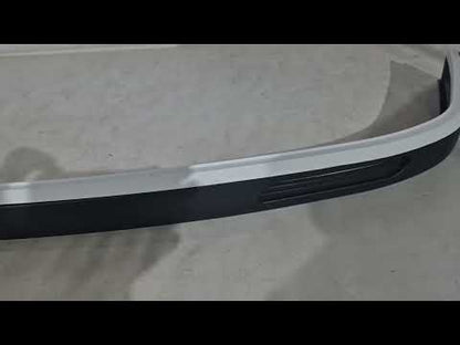 Universal Front Lip Spoiler DPT White V-1 (ABS, Gloss Black) - video 1