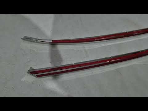 Stainless steel front bumper corner protectors (2 pcs) for Ford Custom 2023- - video 1