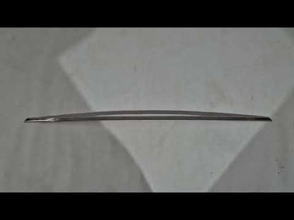 SW Rear License Plate Trim (Stainless Steel) for Skoda Superb 2015-2024 - video 1