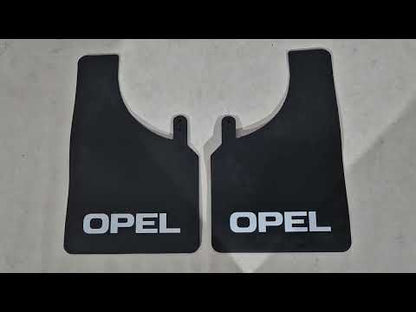 Mud Flaps Polytep (280*440, 2 pcs) for Opel - video 1