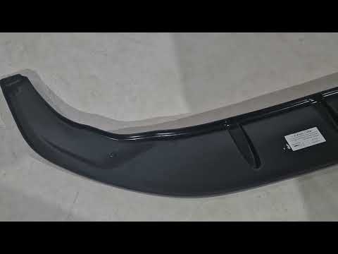 Front Lip Spoiler DPT (for GTI, Gloss Black) for Volkswagen Golf 8 2019- - video 1
