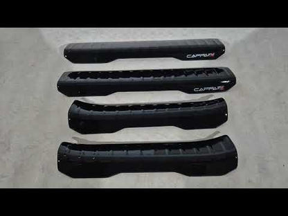 EuroCap inner door sill covers (Gloss, 4 pcs, ABS) for Dacia Duster 2024- - video 1