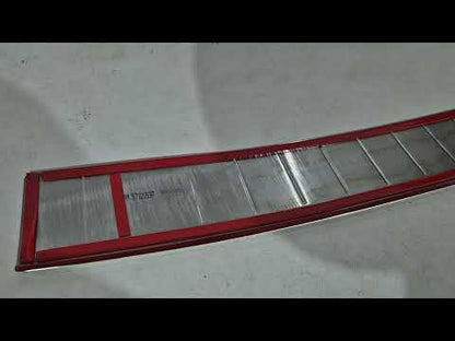 Pad on the rear bumper OmsaLine (stainless steel) for Peugeot 5008 2009-2016 - image 1