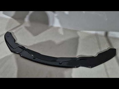 Front Lip DPT V-2 (for M-Sport, Gloss Black) for BMW 4 Series F-32 2012-2020 - video 1