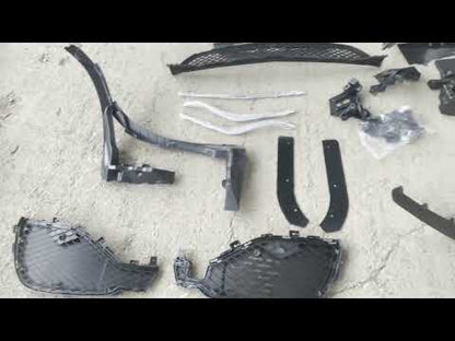 Front Bumper AMG GLS63 for Mercedes GL/GLS сlass X166 2012-2019 - video 1