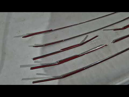 Chrome Grille Covers (Stainless Steel) for Ford Custom 2023- - video 1