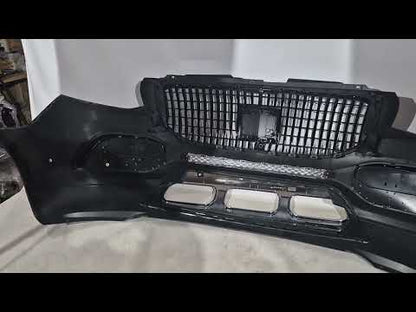 Front bumper with grille (Maybach) for Mercedes Sprinter W907/W910 2018- - video 1