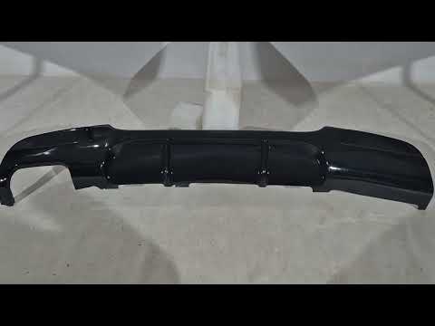 Rear Diffuser DPT V-5 (for E90 M-Sport, Gloss Black) for BMW 3 Series E90/E91 2005-2011 - video 1