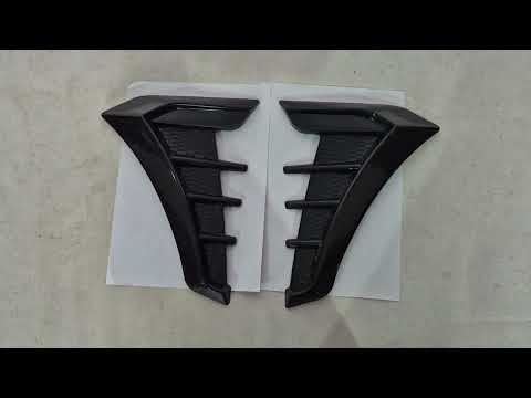 Universal fender vent covers Type-D (dummy, 2 pcs) - video 1