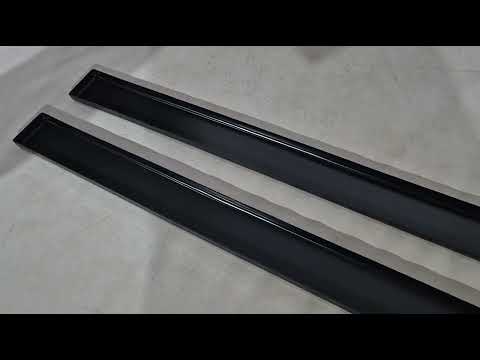 Universal Side Skirt Extensions DPT Lower Lip Black (Gloss Black) - video 1