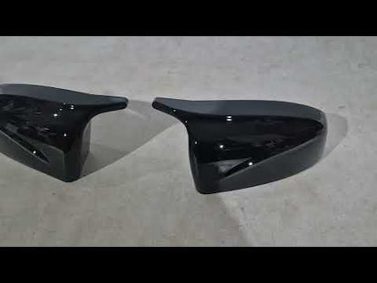 Mirror Covers M-Look (with Clips, 2 pcs) for BMW X5 E70 2007-2013 - video 1