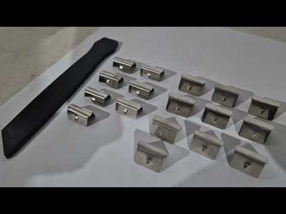 Mounting kit for insert wind deflectors - video 1