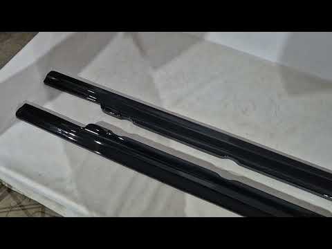 Side sills DPT (black gloss) for Mercedes E-class W213 2016-2023 - image 1