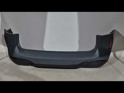 Rear bumper with diffuser in X3M F97 style (2022-2024) for BMW X3 G01 2018- - video 1