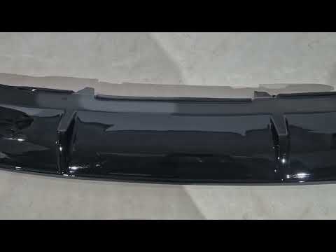 Rear Diffuser DPT (2016-2019, Gloss Black) for Audi A4 B9 2015-2024 - video 1