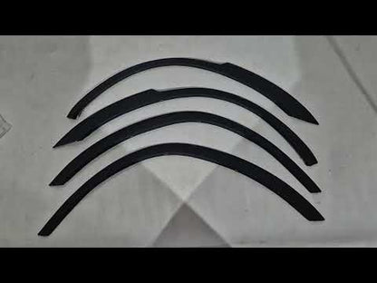 Fender flares (4 pcs, black) for Nissan X-trail T30 2002-2007 - video 1