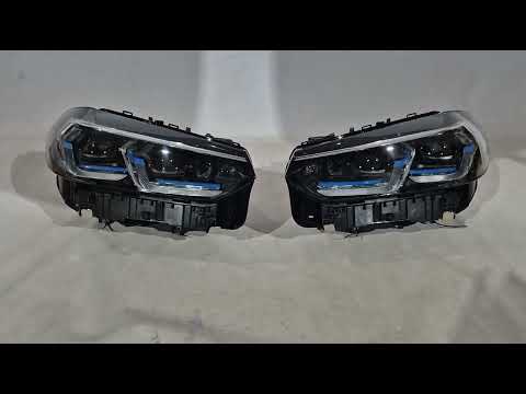 Front headlights facelift (bumper replacement required) for BMW X3 G01 2018- - video 1