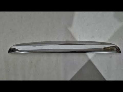 Chrome trim above license plate Carmos (2004-2008, swing doors, stainless steel) for Citroen Berlingo 1996-2008 - video 1