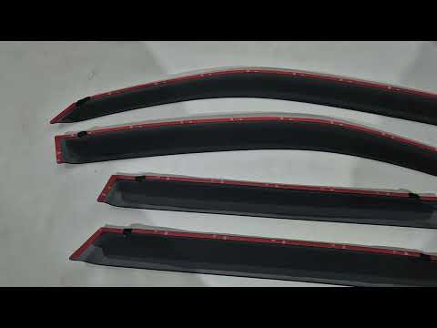 Window Deflectors (4 pcs, HIC) for Suzuki Vitara 2015- - video 1