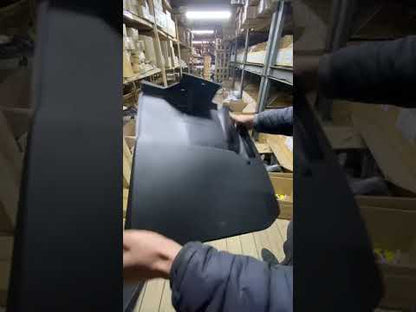 Rear custom fit mud flaps for 2-door (2 pcs) for Volkswagen Crafter 2006-2016 - video 1