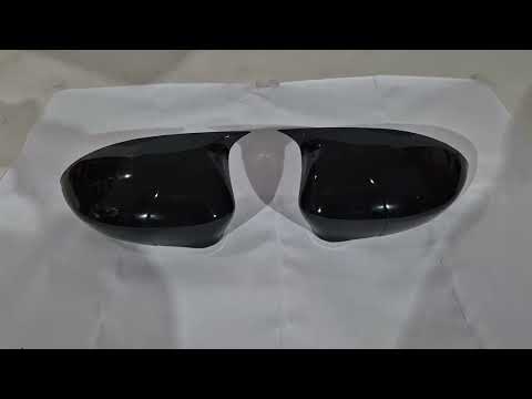 Mirror Covers BMW-Style (For Fiat 500, 2 pcs) for Fiat 500/500L 2013-2022 - video 1