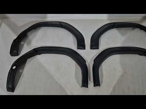 EuroCap fender arch trims (matte black, ABS) for Dacia Duster 2024- - video 1