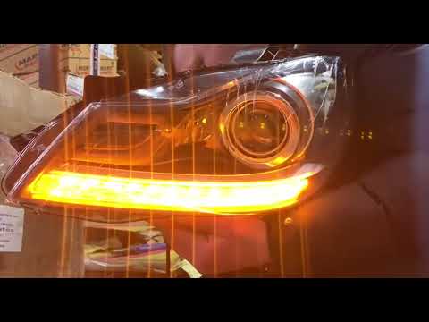 LED Headlights (2011-2015, Set of 2) for Mercedes C-class W204 2007-2015 - video 1