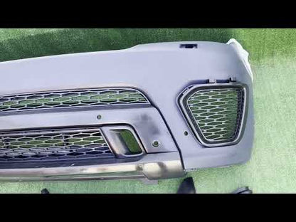Front bumper with grille SVR (2013-2018) for Range Rover Sport 2014-2022 - video 1