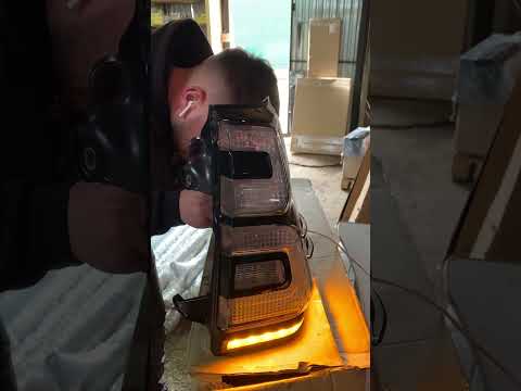 Tail Lights BlackEdition V1 Plus (2017-2023, 2 pcs) for Toyota Land Cruiser Prado 150 2009-2023 - video 3