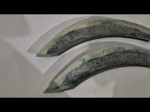 Rear wheel arch covers (2pcs, primed for painting) for Mercedes Vito W639 2004-2014 - video 1