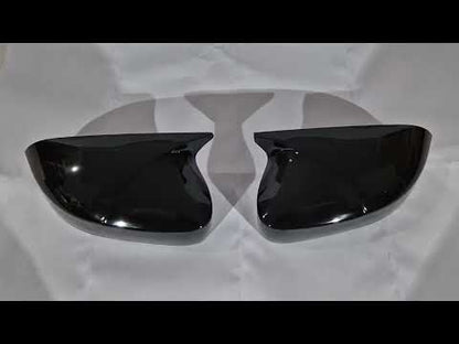 Mirror Covers RLine-Look (2 pcs) for Volkswagen Caddy 2015-2020 - video 1