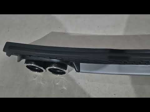 Universal Rear Diffuser DPT V-12 (ABS) (Grey + Gloss Black) - video 1
