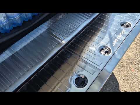 Stainless Steel Trunk Inserts Set for Toyota Land Cruiser 200 2007-2021 - video 1