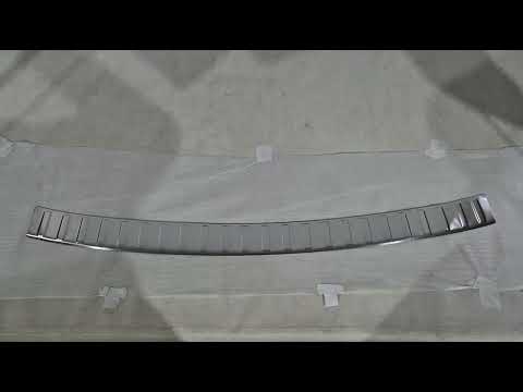 Rear bumper protector Carmos stainless steel matte for Renault Rafale 2024- - video 1