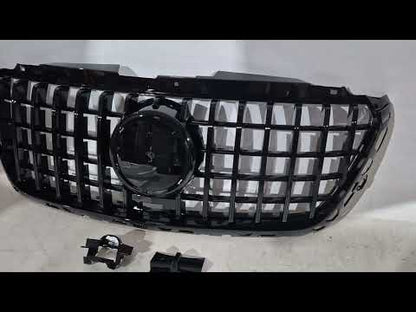 Front Grille Panamericana GT Panamericana Black Premium for Mercedes Sprinter W907/W910 2018- - video 1