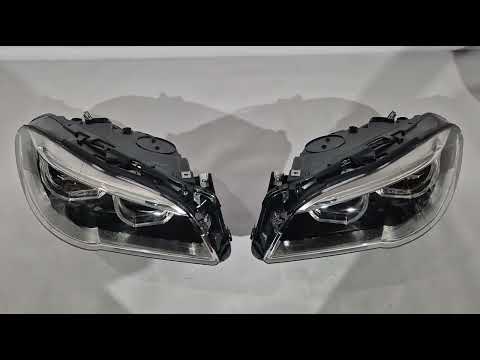 Front Full LED headlights (2010-2013, 2 pcs) for BMW 5 Series F10/F11 2010–2016 - video 1