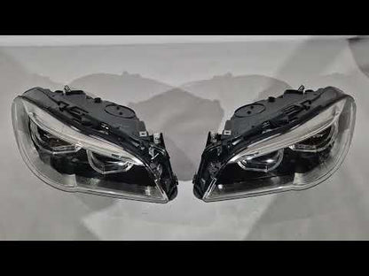 Front Full LED headlights (2010-2013, 2 pcs) for BMW 5 Series F10/F11 2010–2016 - video 1