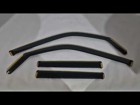 In-Channel Wind Deflectors Niken Luxury (4 pcs) for Mercedes GLK сlass X204 2008-2015 - video 1