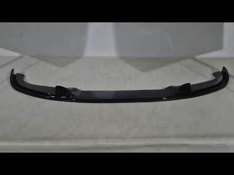 Front Lip DPT (with Fins, for M5 Hamann, Gloss Black) for BMW 5 Series E60/E61 2003-2010 - video 1