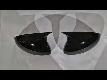 Mirror Covers RLine-Look (2 pcs) for Volkswagen Tiguan 2007-2016 - video 1