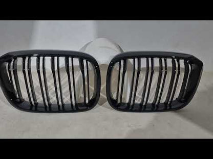 Kidneys M-Look (Gloss Black) for BMW X4 G02 2018- - video 1