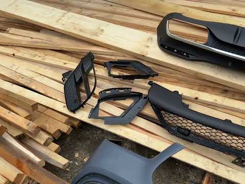 AMG GLE63 Body Kit Set (with full rear bumper) for Mercedes GLE W167 2018- - video 2