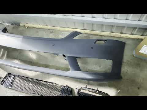 Front bumper assembly AMG S65 for Mercedes S-сlass W221 2005-2013 - video 2