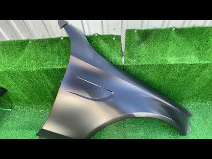 Right fender (aluminum, 1 pc) for Mercedes C-сlass W205 2014-2021 - video 1