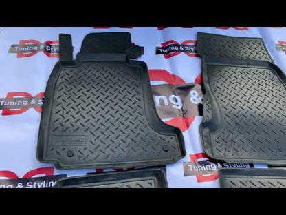 Rubber Floor Mats (4 pcs, RezavPlast) for BMW 5 Series E-39 1996-2003 - video 1