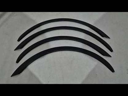 Fender flares (4 pcs, black) for Fiat Punto Grande/EVO 2006-2018 - video 1
