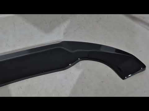 Front Lip Spoiler DPT V-1 (ABS, Gloss Black) for Alfa Romeo Stelvio 2016- - video 1