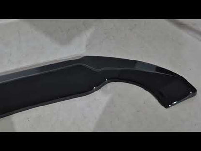Front Lip Spoiler DPT V-1 (ABS, Gloss Black) for Alfa Romeo Stelvio 2016- - video 1